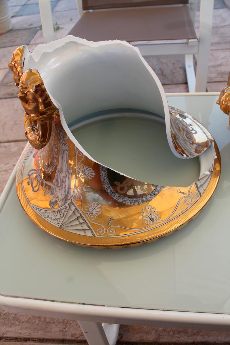 Restauración jarrón