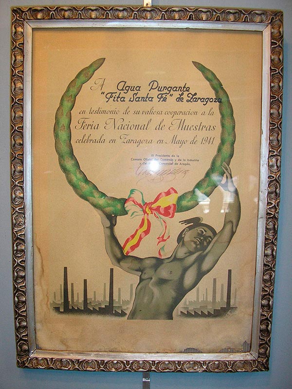 Marco plateado Art-deco